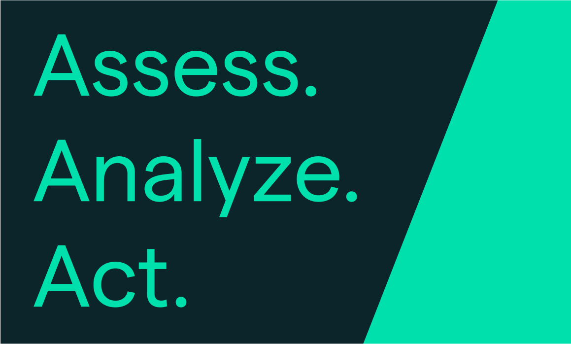 Assess. Analyze. Act. 