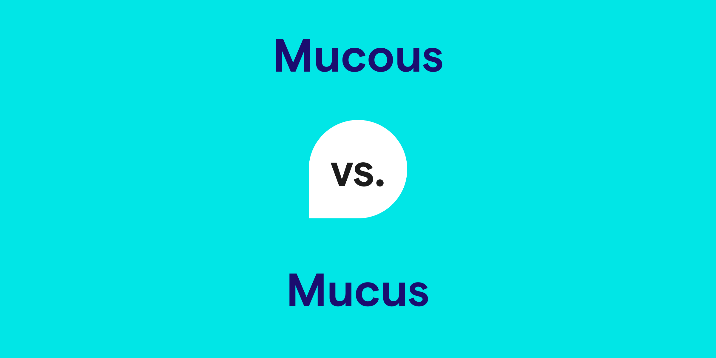 Mucous vs. Mucus