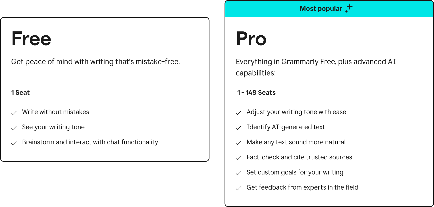 Free _ Pro _ offerings