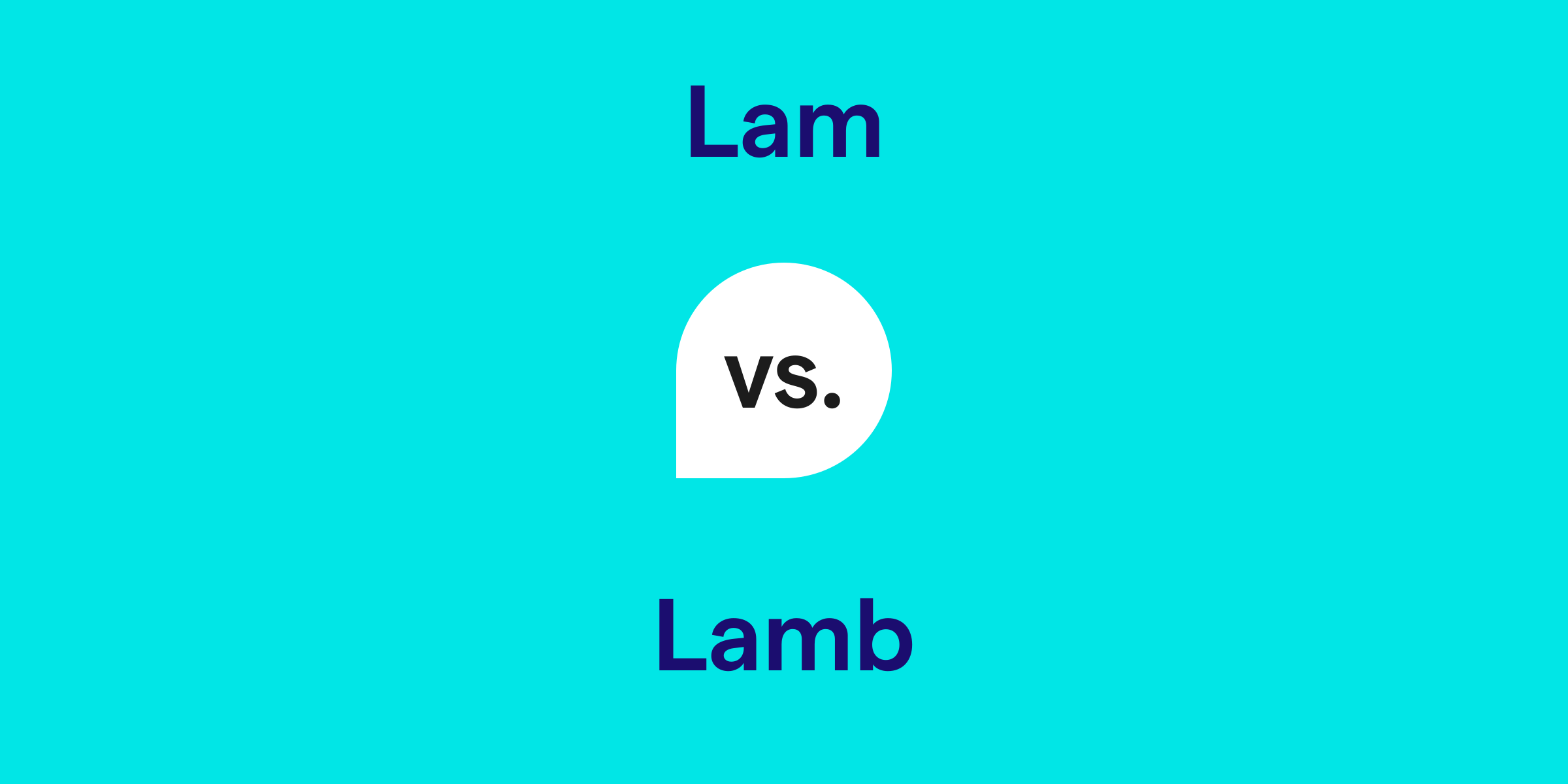 Lam vs. Lamb: What's the Difference?