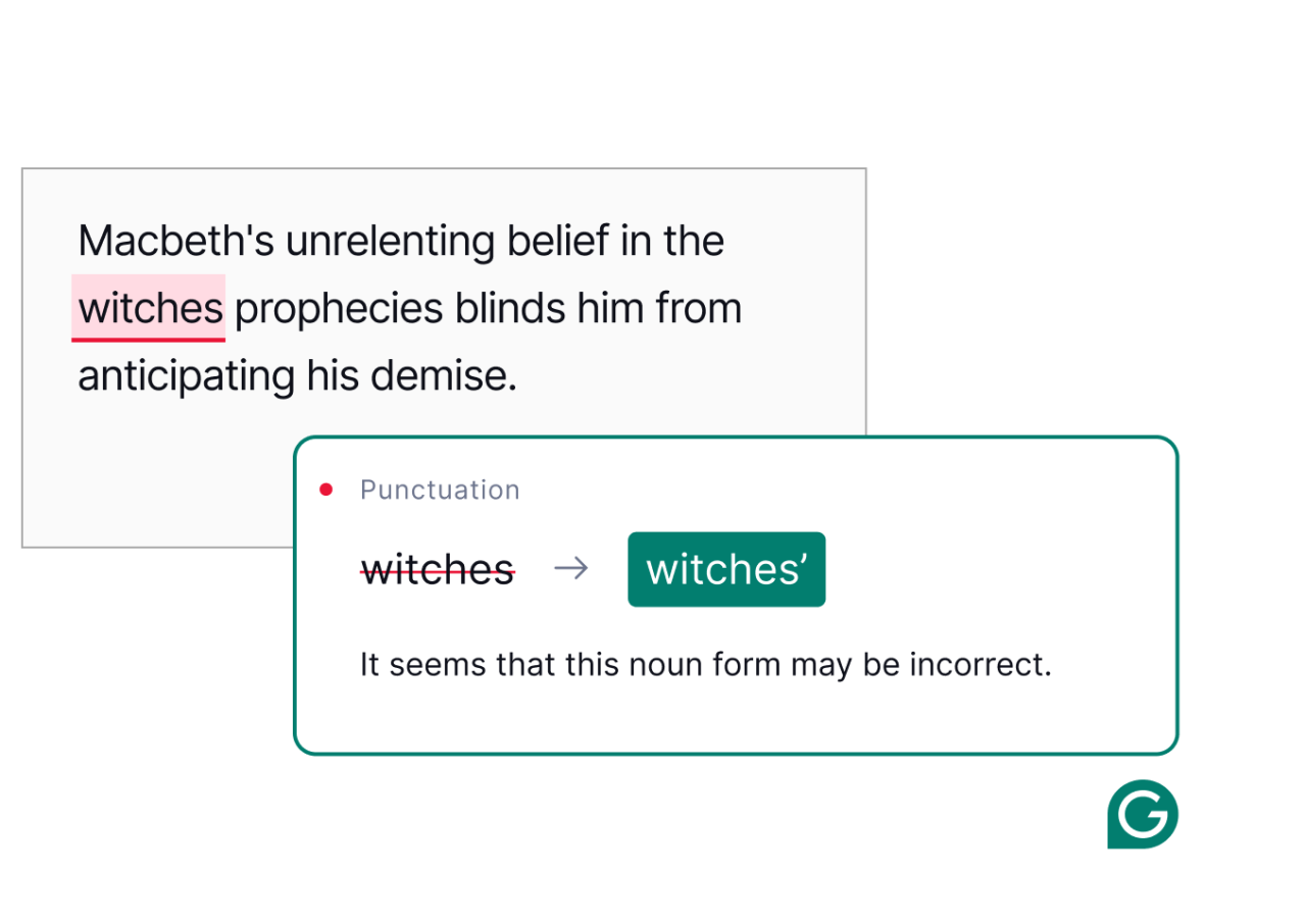 Grammarly fixes your punctuation.