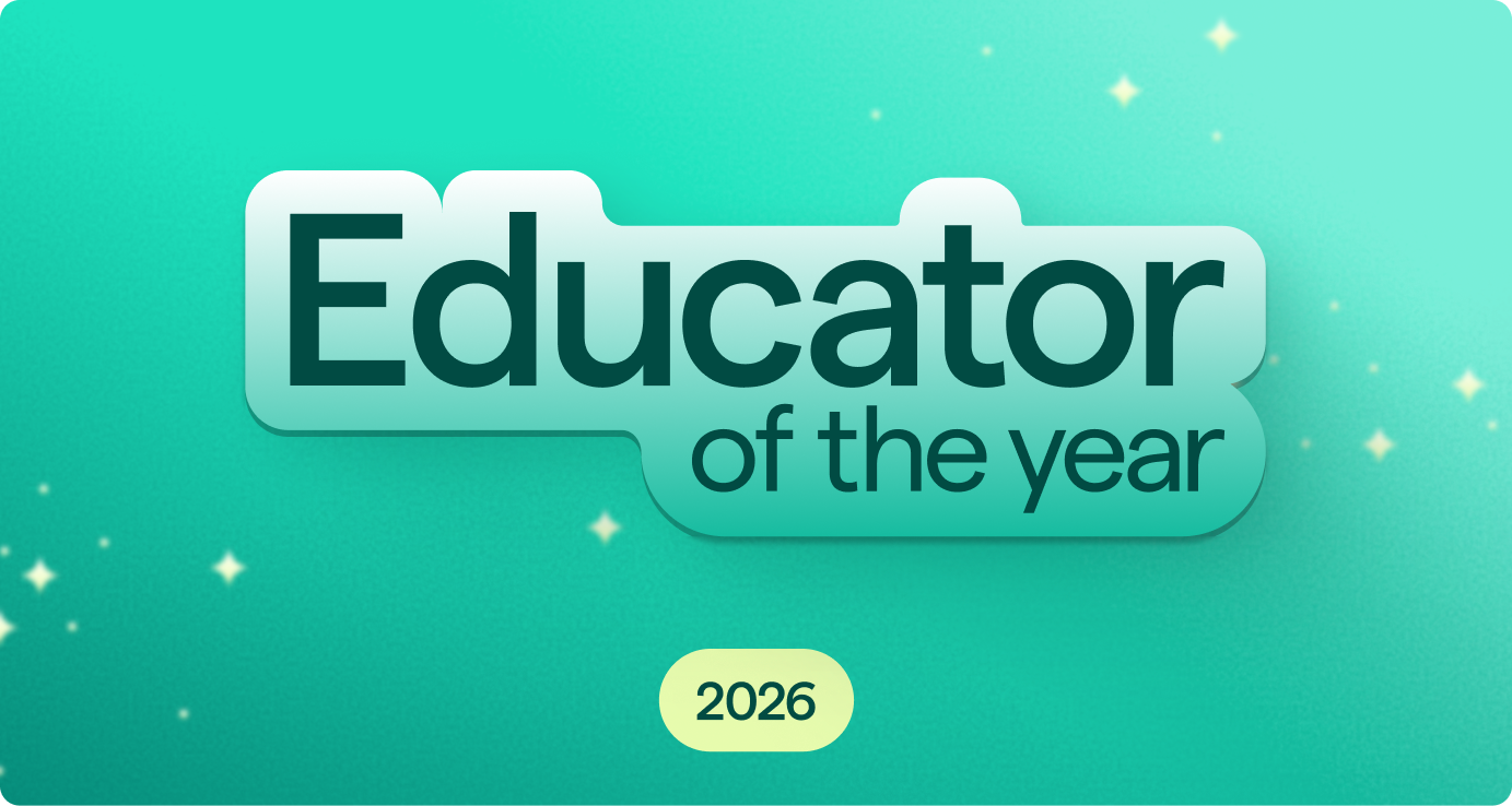 Green background with stars