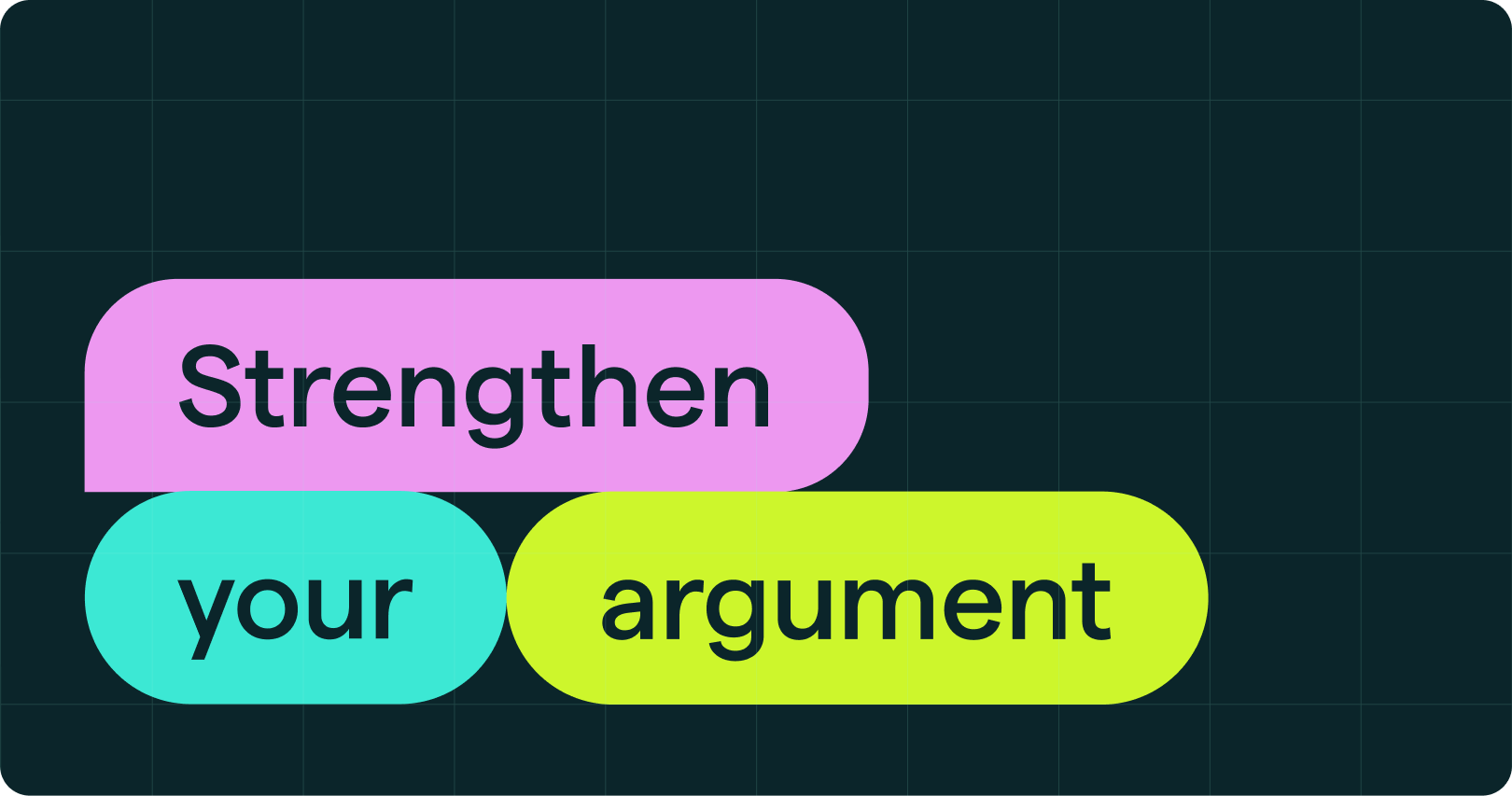 Strengthen your argument thumbnail