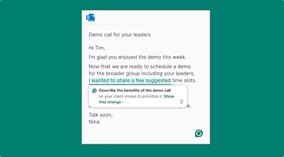 Grammarly's strategic suggestions AI tool that empowers more actionable writing, no prompting required