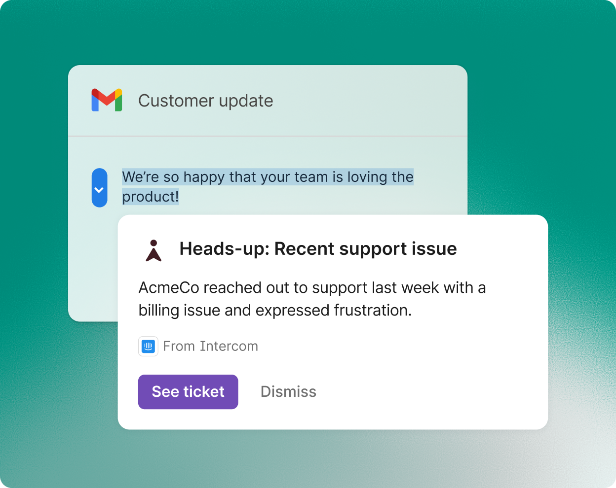 Superhuman Go giving a heads-up about a recent support issue