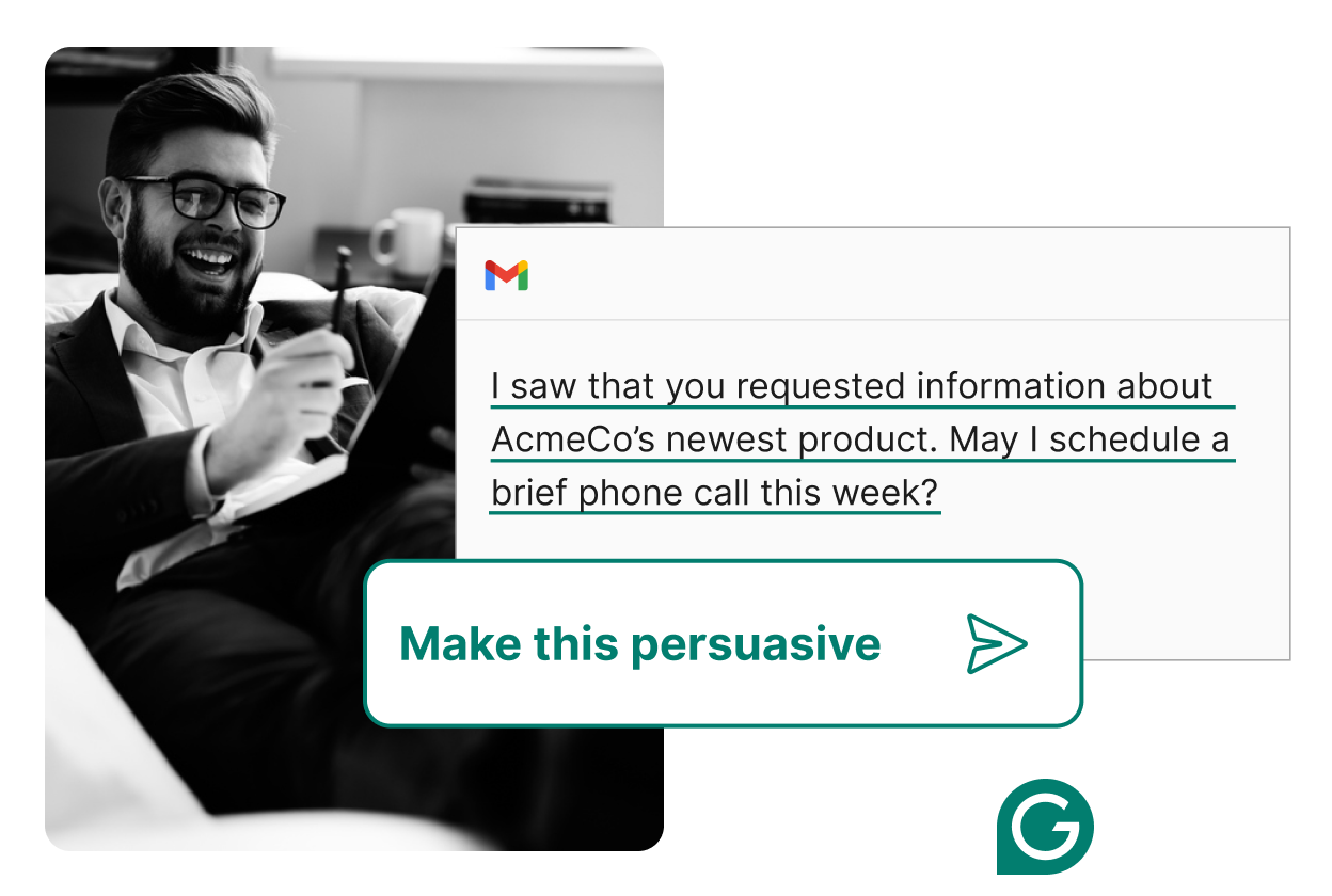 Grammarly helps your writing be more persuasive