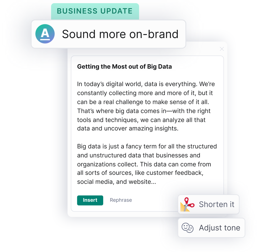 Sound more on-brand