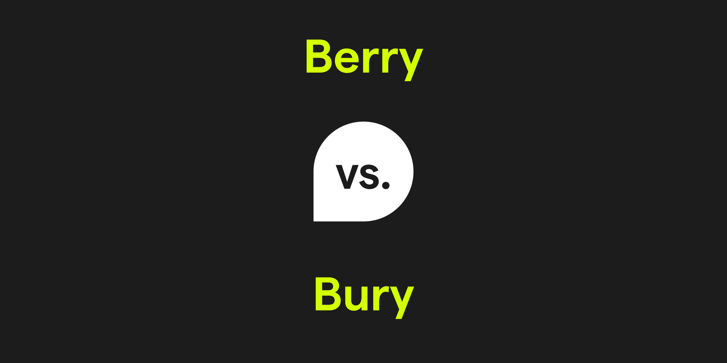 Berry vs. Bury