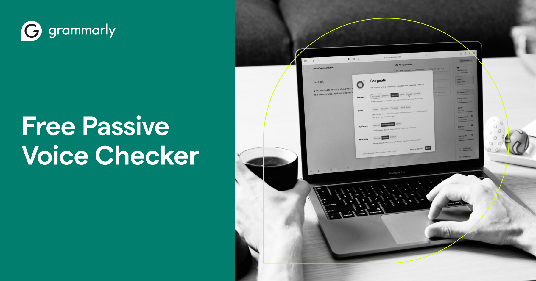 Passive voice checker grammarly