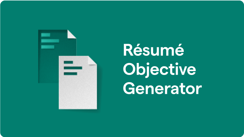 Resume Objective Generator