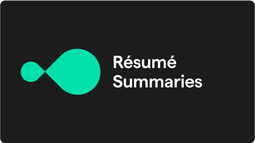 Resume Summaries