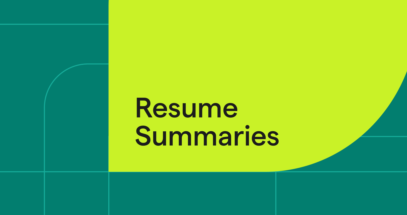 Resume Summaries