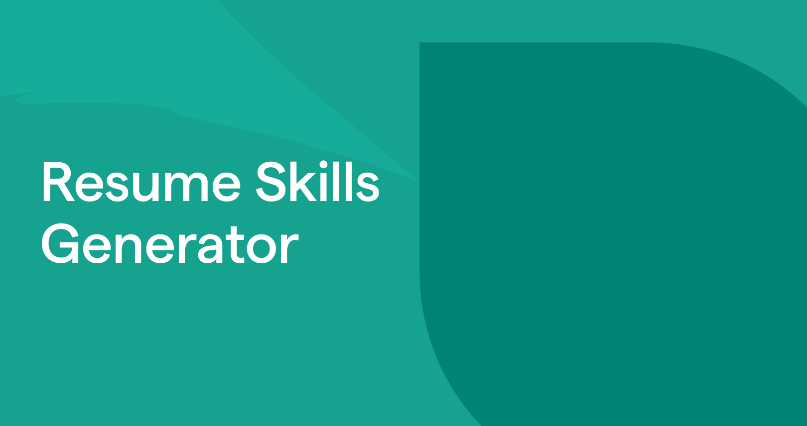 Resume Skills Generator