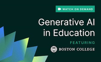 Generative AI in Education, July 18, 10am, PDT Fireside Chat Series