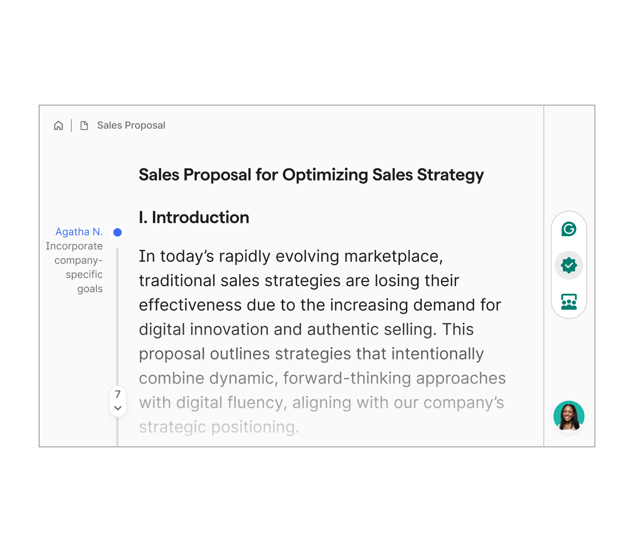 Sales proposal for optimizing sales strategy _ expert review