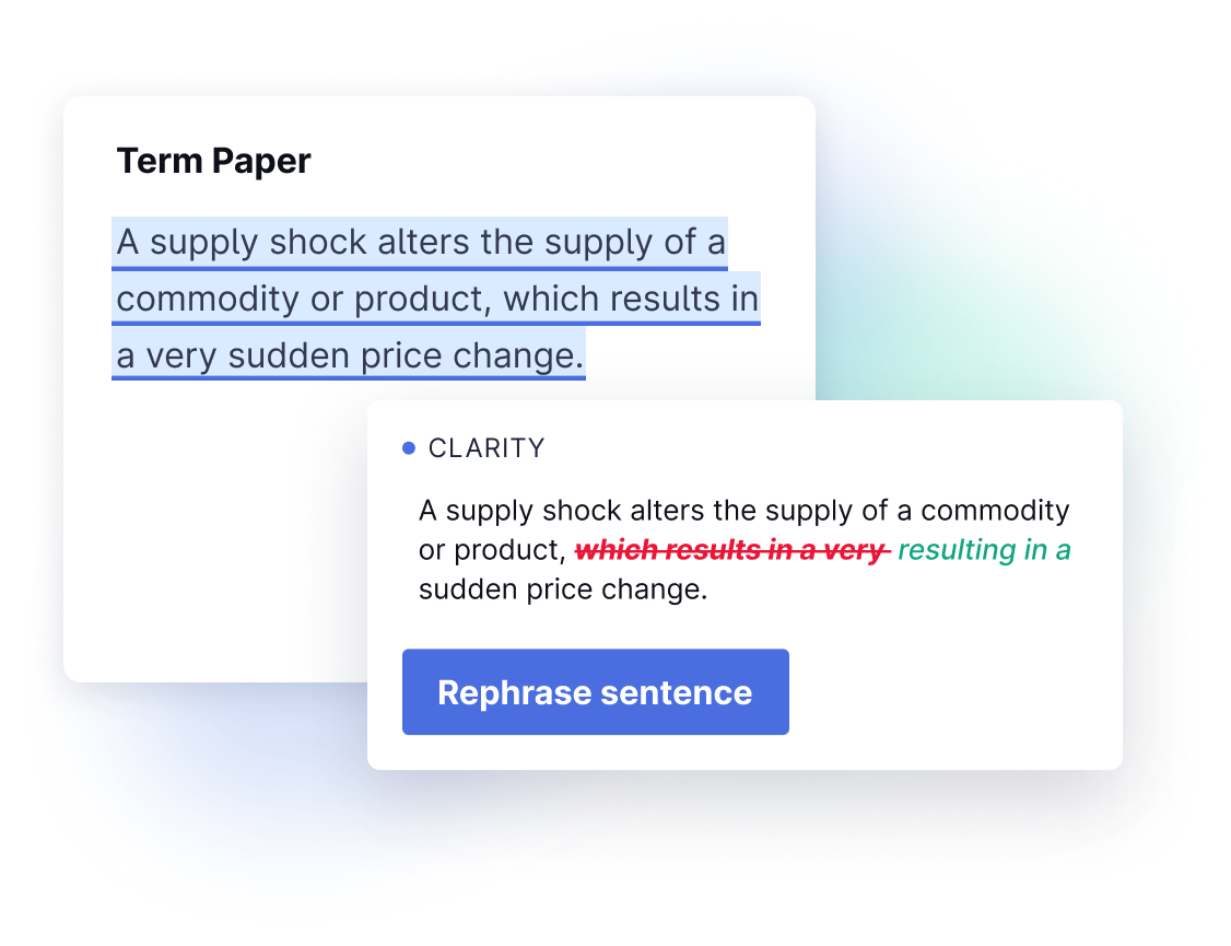 Clarity writing suggestion in an example