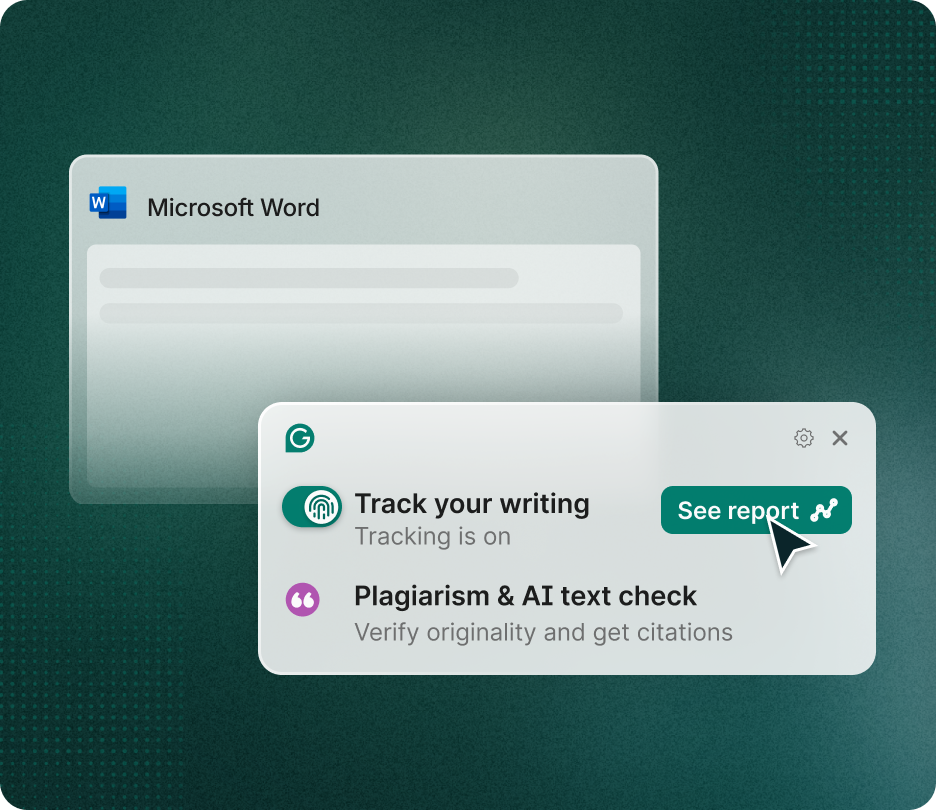 Authorship tracking product example