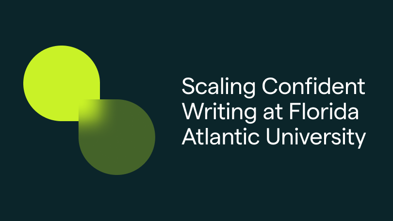 Scaling Confident Writing at Florida Atlantic University