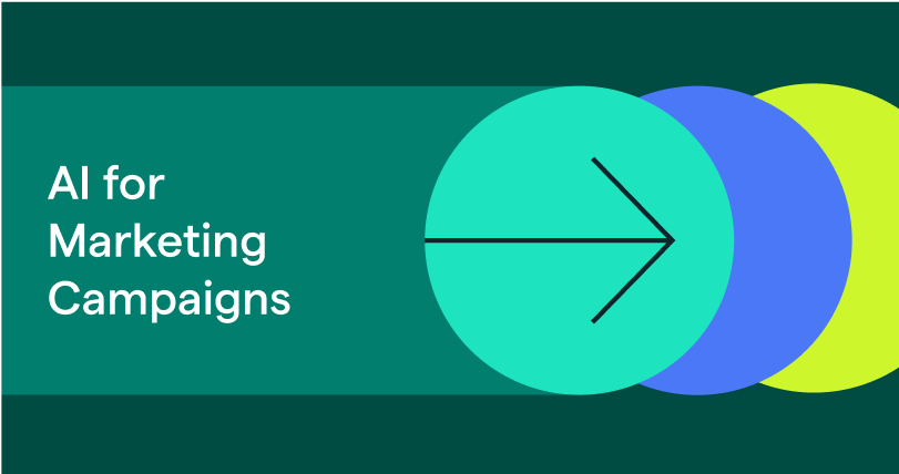 AI for marketing campaigns with arrows