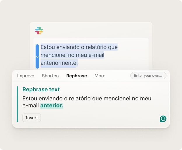 Grammarly helping with writing clarity