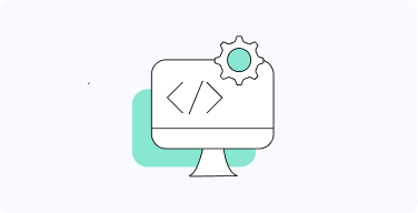 Computer with coding visual