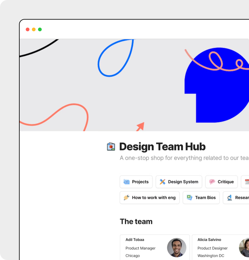 Design Team Hub