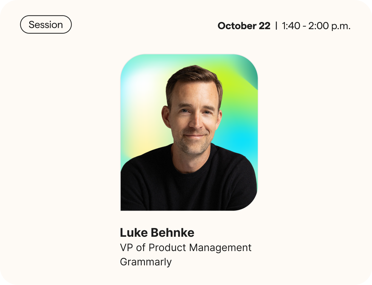 Luke Behnke session