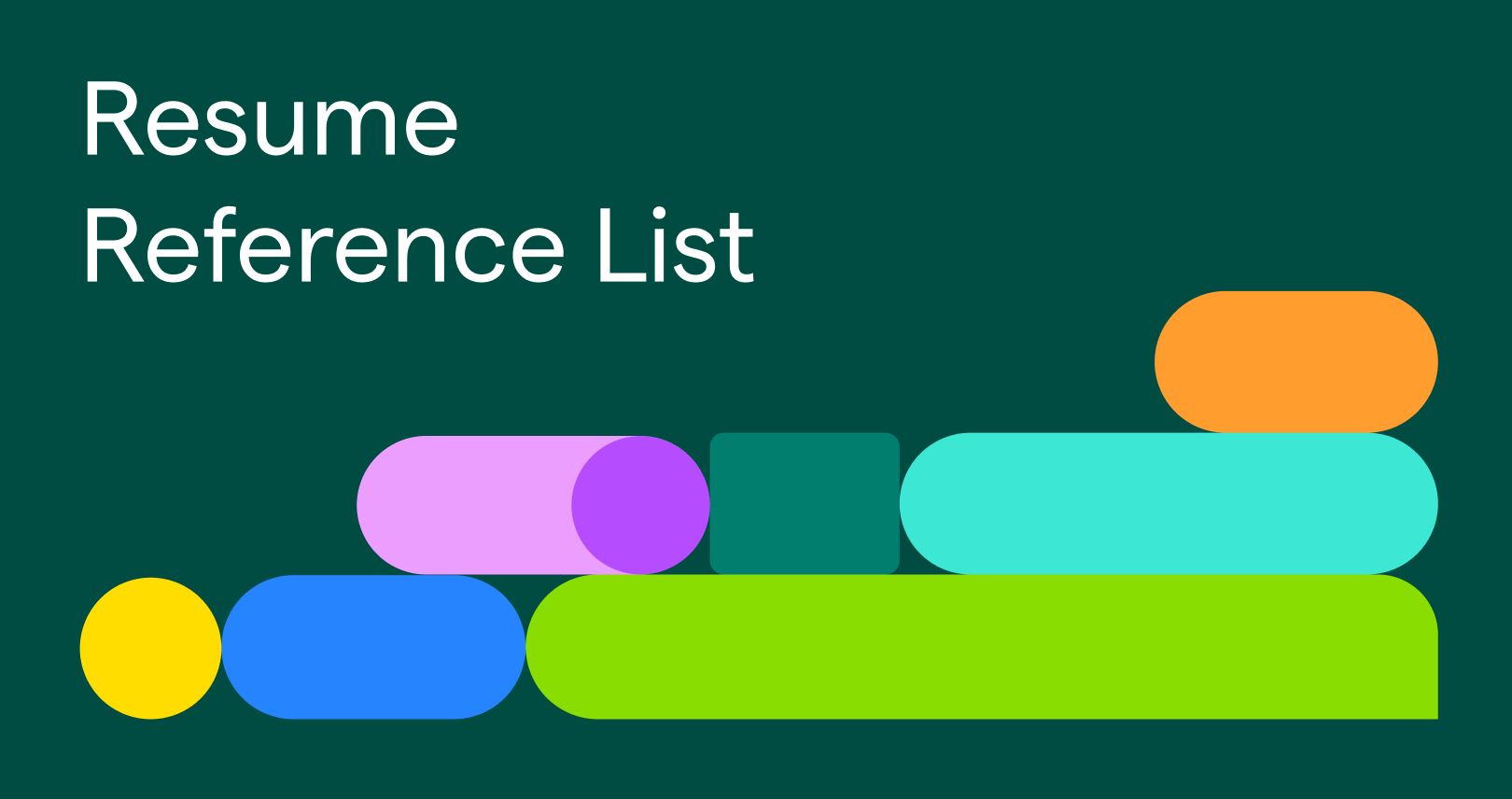 Resume Reference List