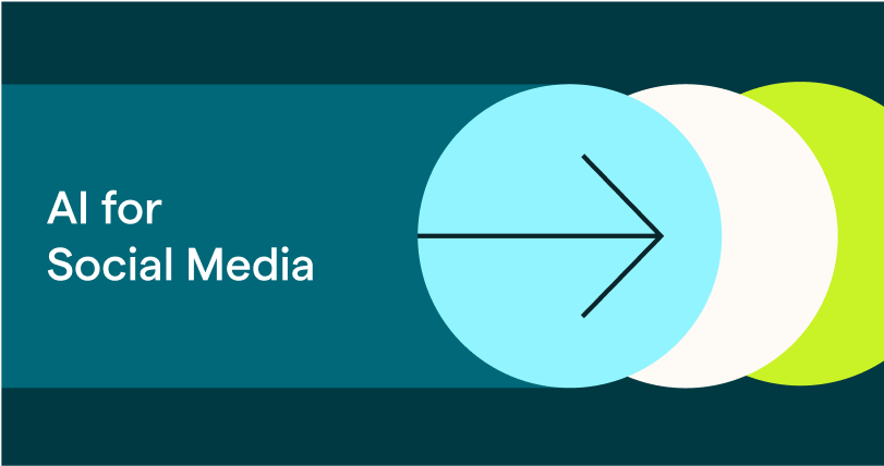 AI for Social Media with arrows