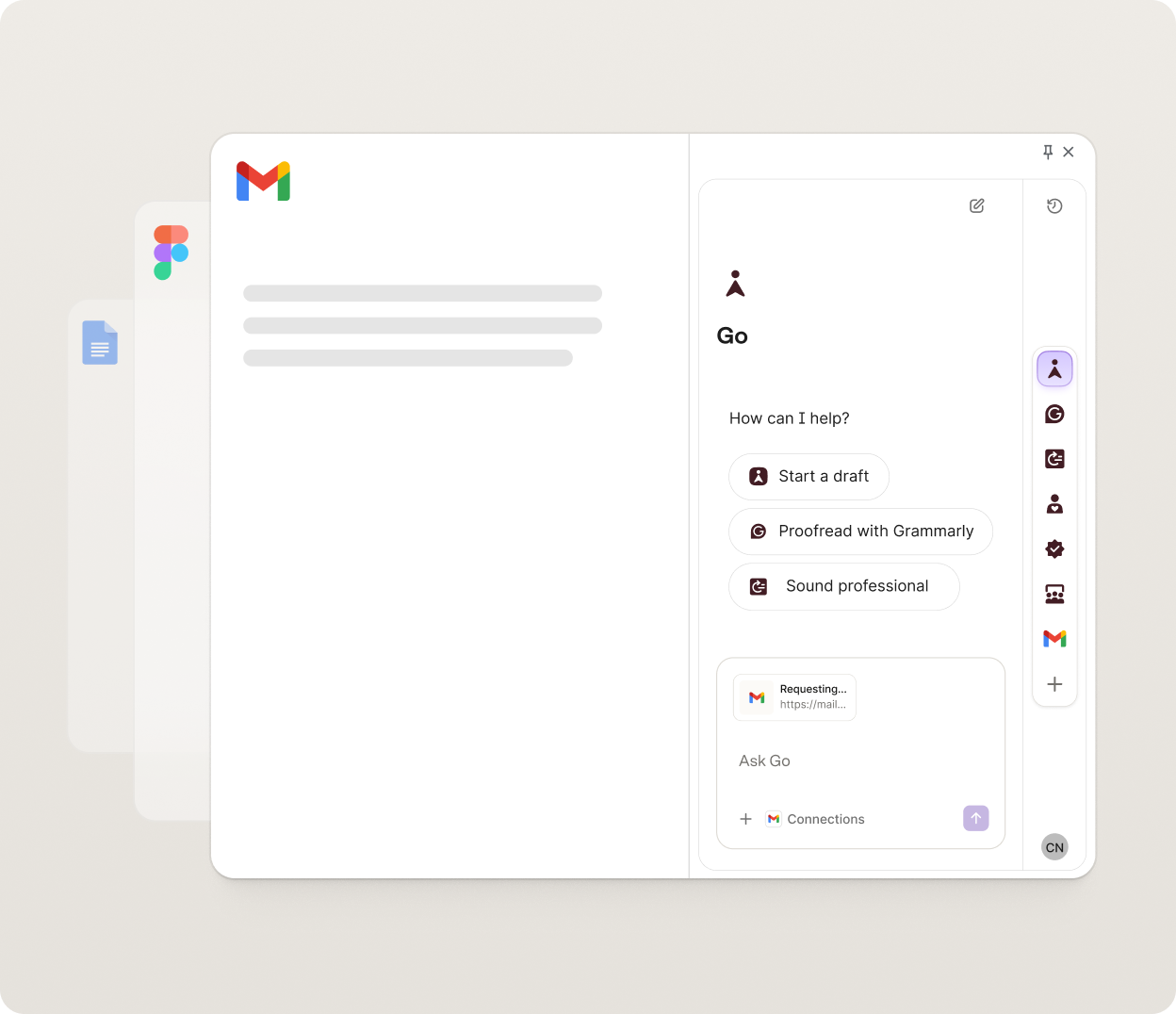 Go _ How can I help? _ product example