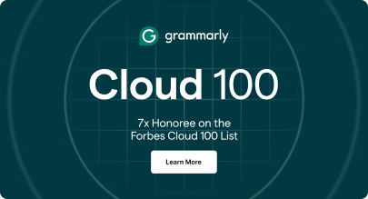 Grammarly named to the Forbes Cloud 100 for the 7th year