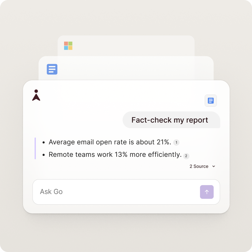 Fact-check my report _ Go _ product example