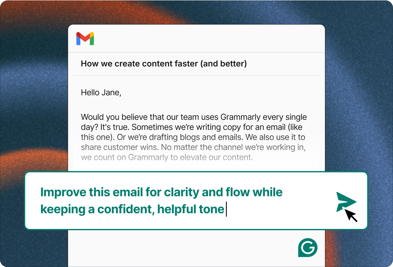 How we create content faster (and better) gmail product example