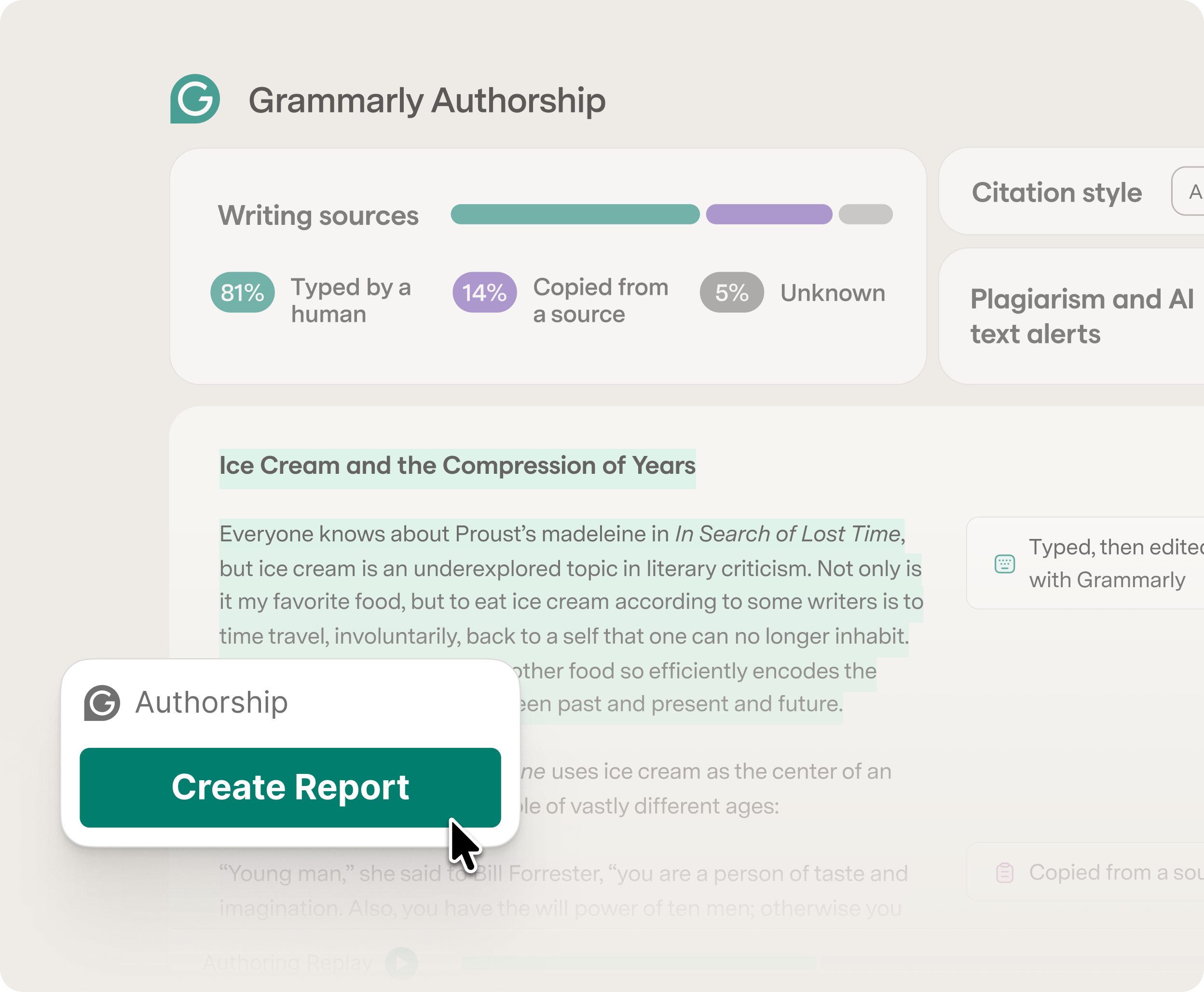 Grammarly Authorship