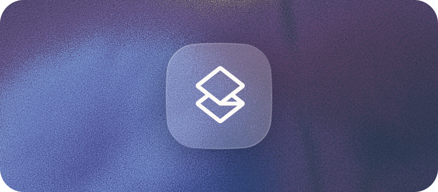 Superhuman Mail logo _ purple bg