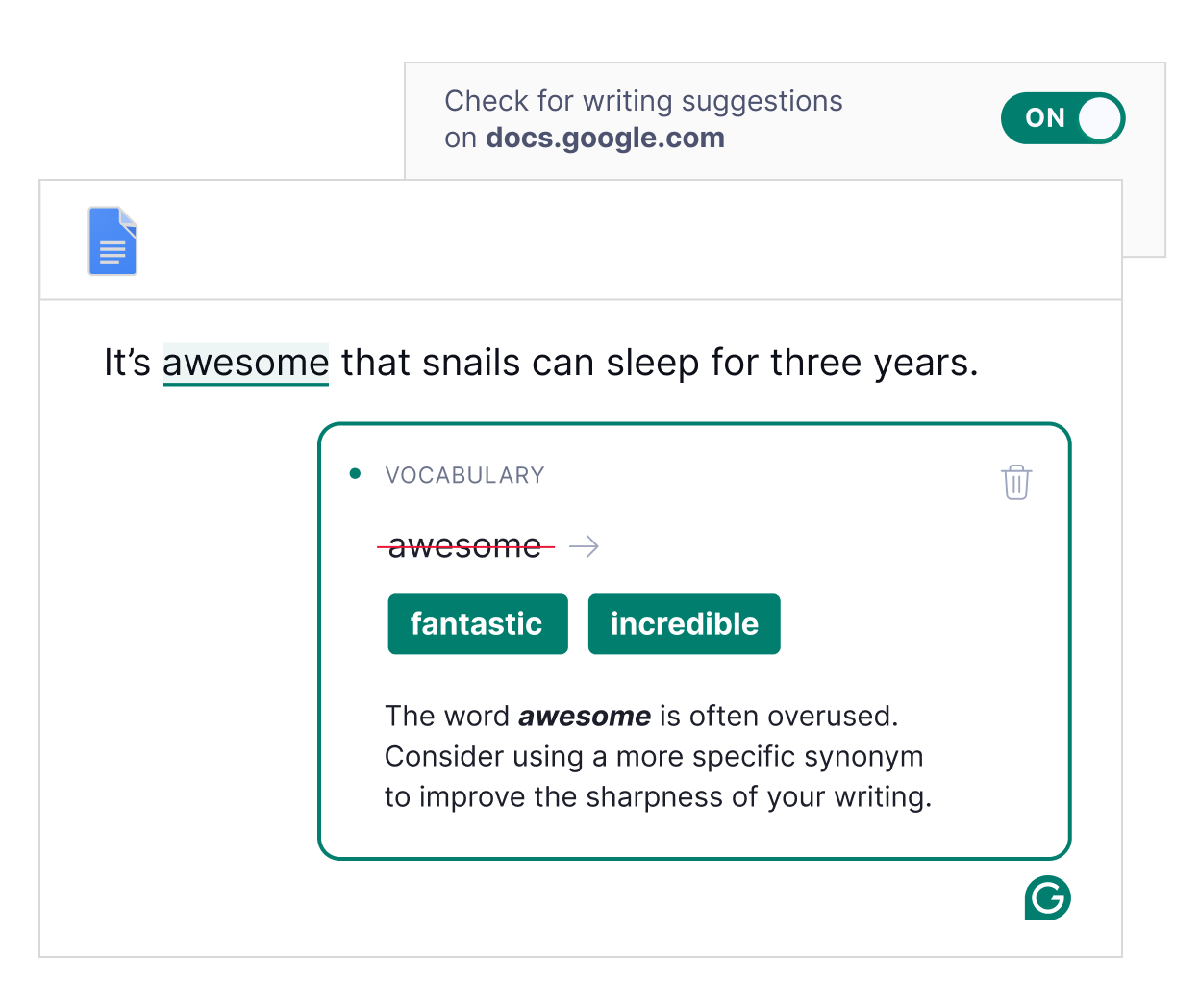 Grammarly for Your Desktop