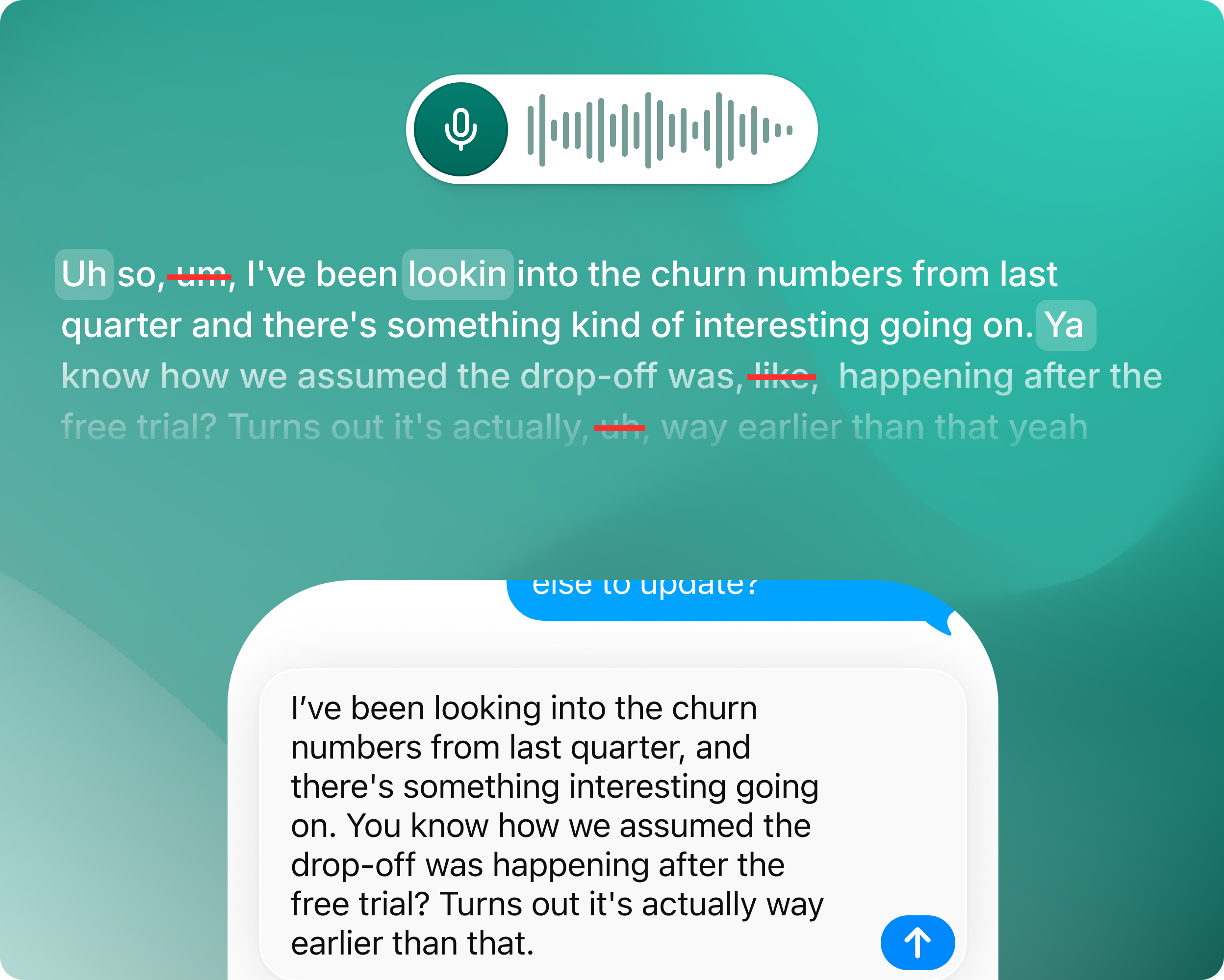 Speech-to-text editing texts