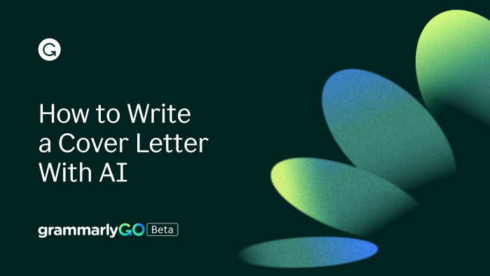 cover letter ai grammarly