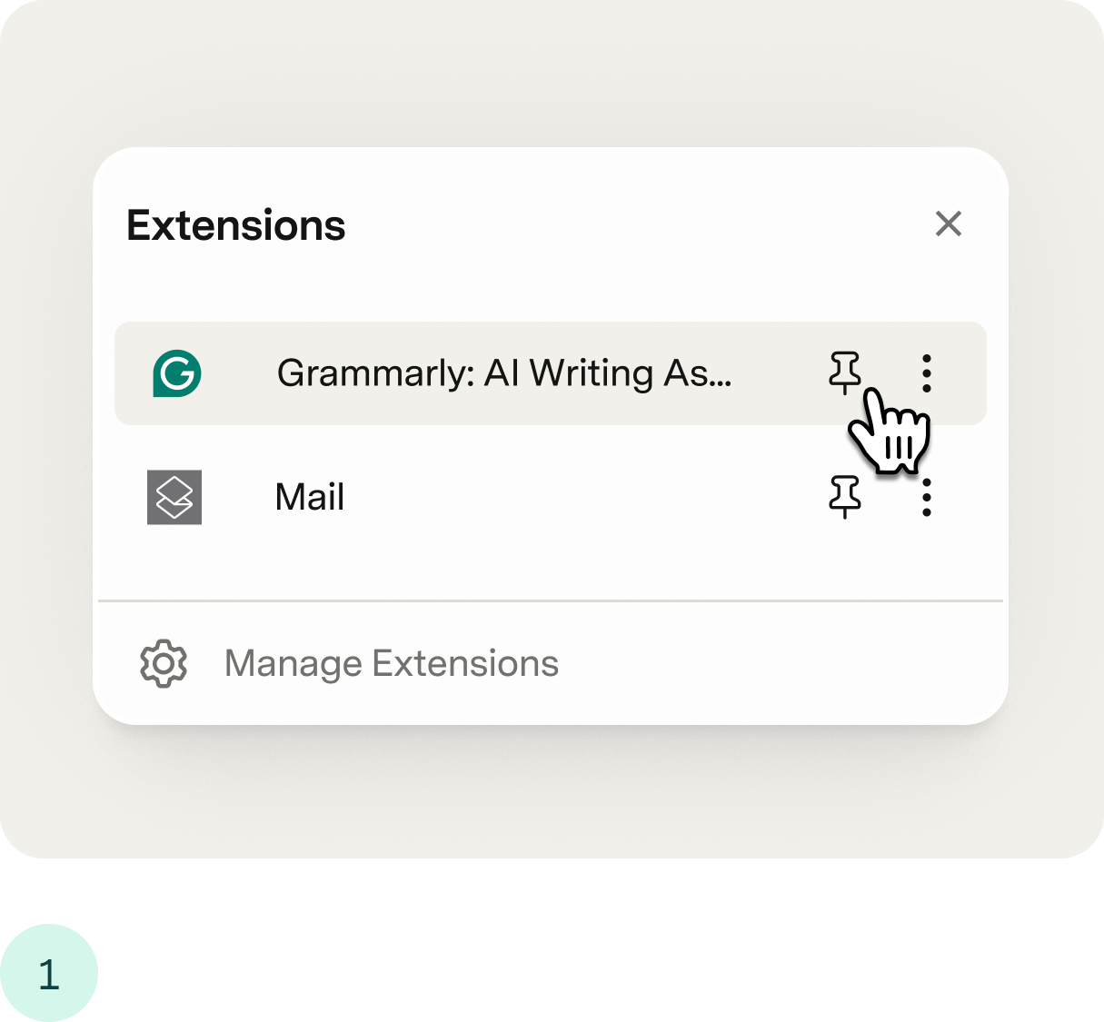 1. Add the Grammarly extension