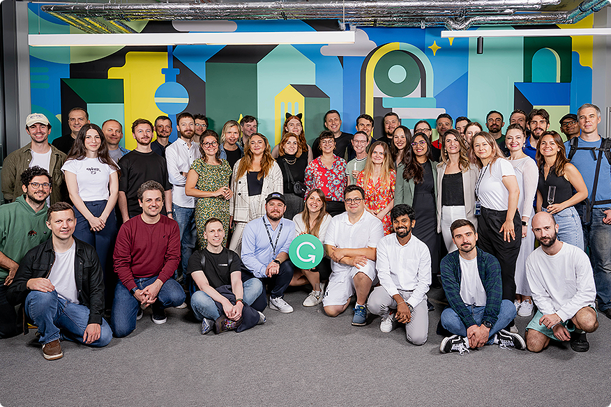 Group of Grammarly Berlin team members