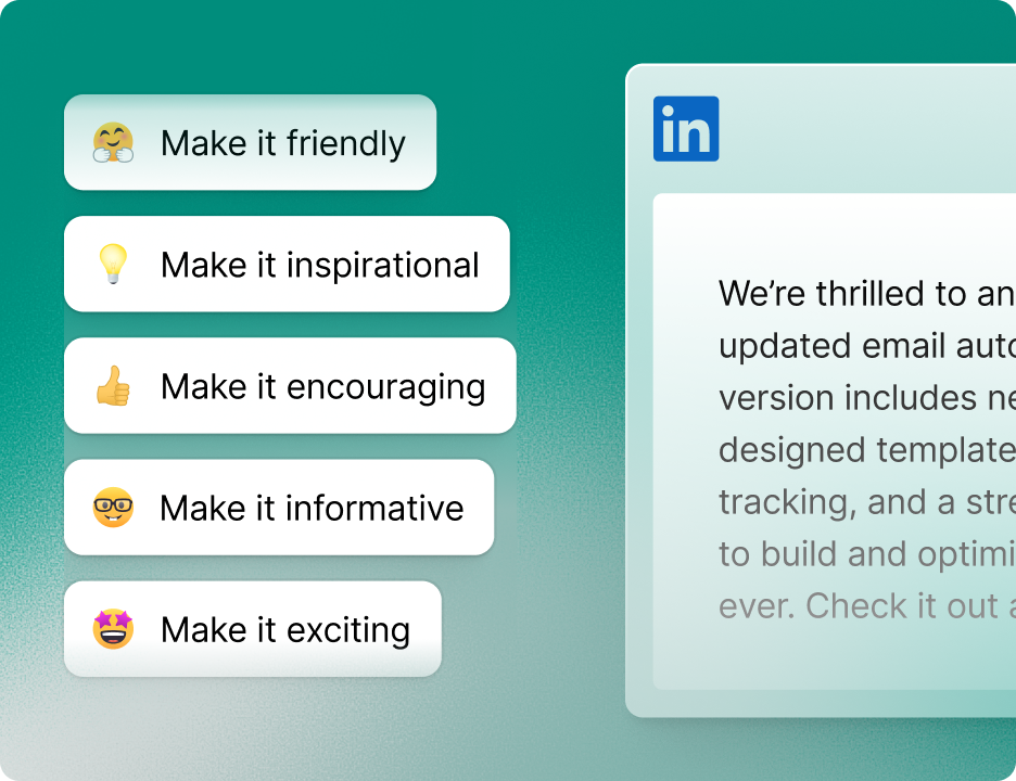 LinkedIn Post with AI prompts