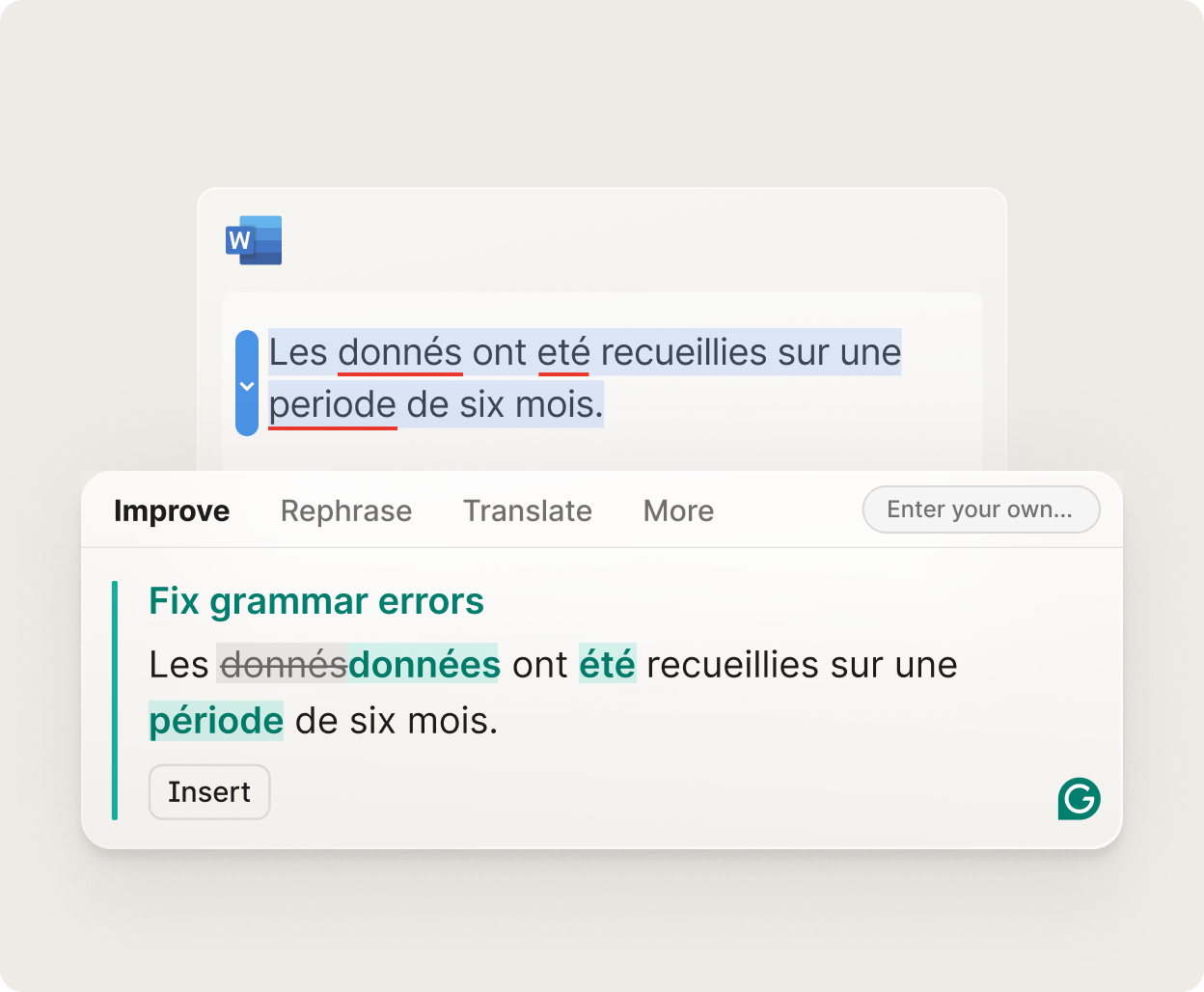 Grammarly relecture