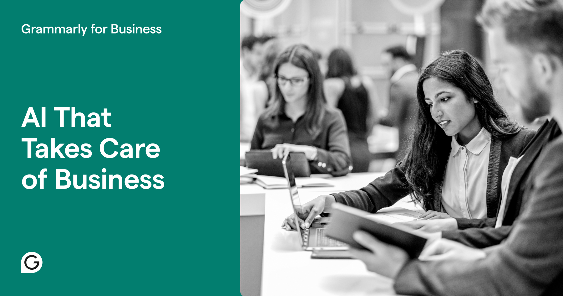شعار Grammarly Business