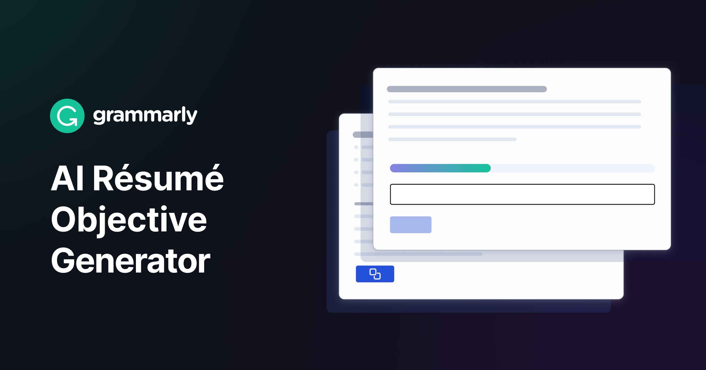 AI Résumé Objective Generator