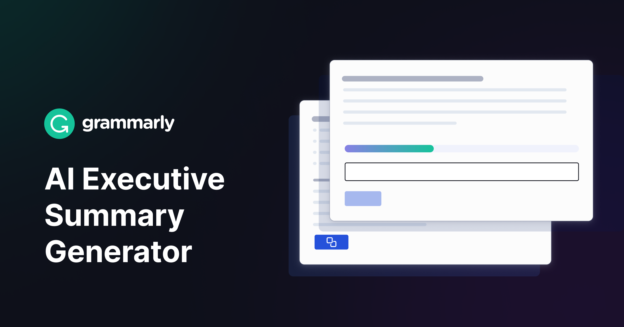 AI Executive Summary Tool l Grammarly