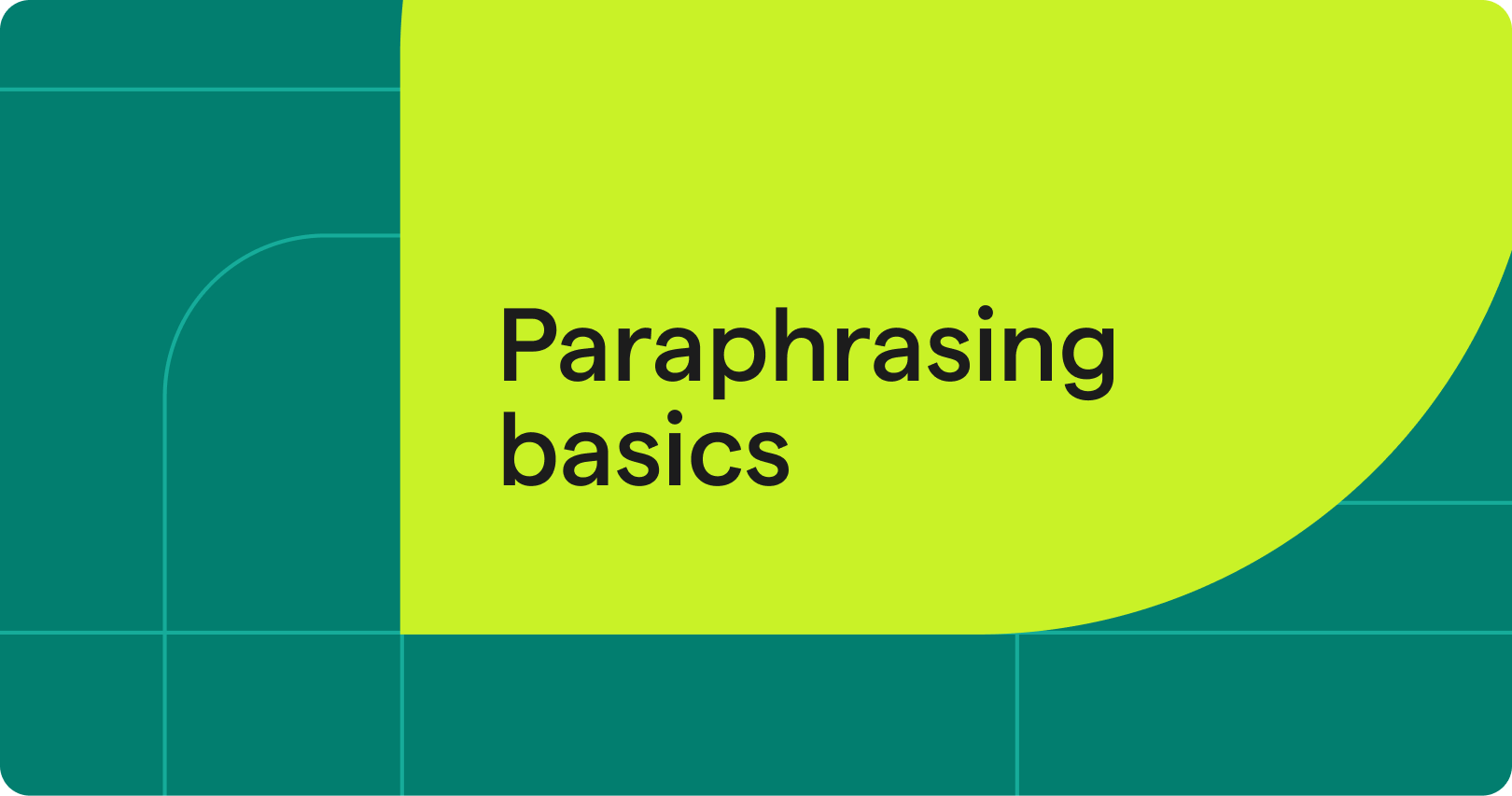 Paraphrasing basics thumbnail