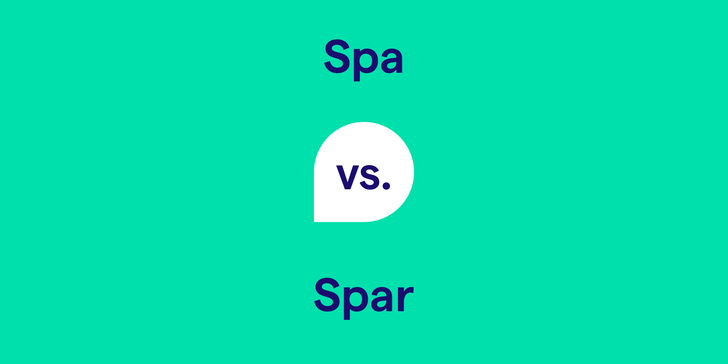 Spa vs. Spar