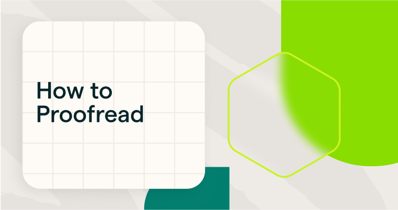 How to Proofread