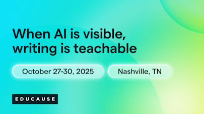When AI is visible, writing is teachable