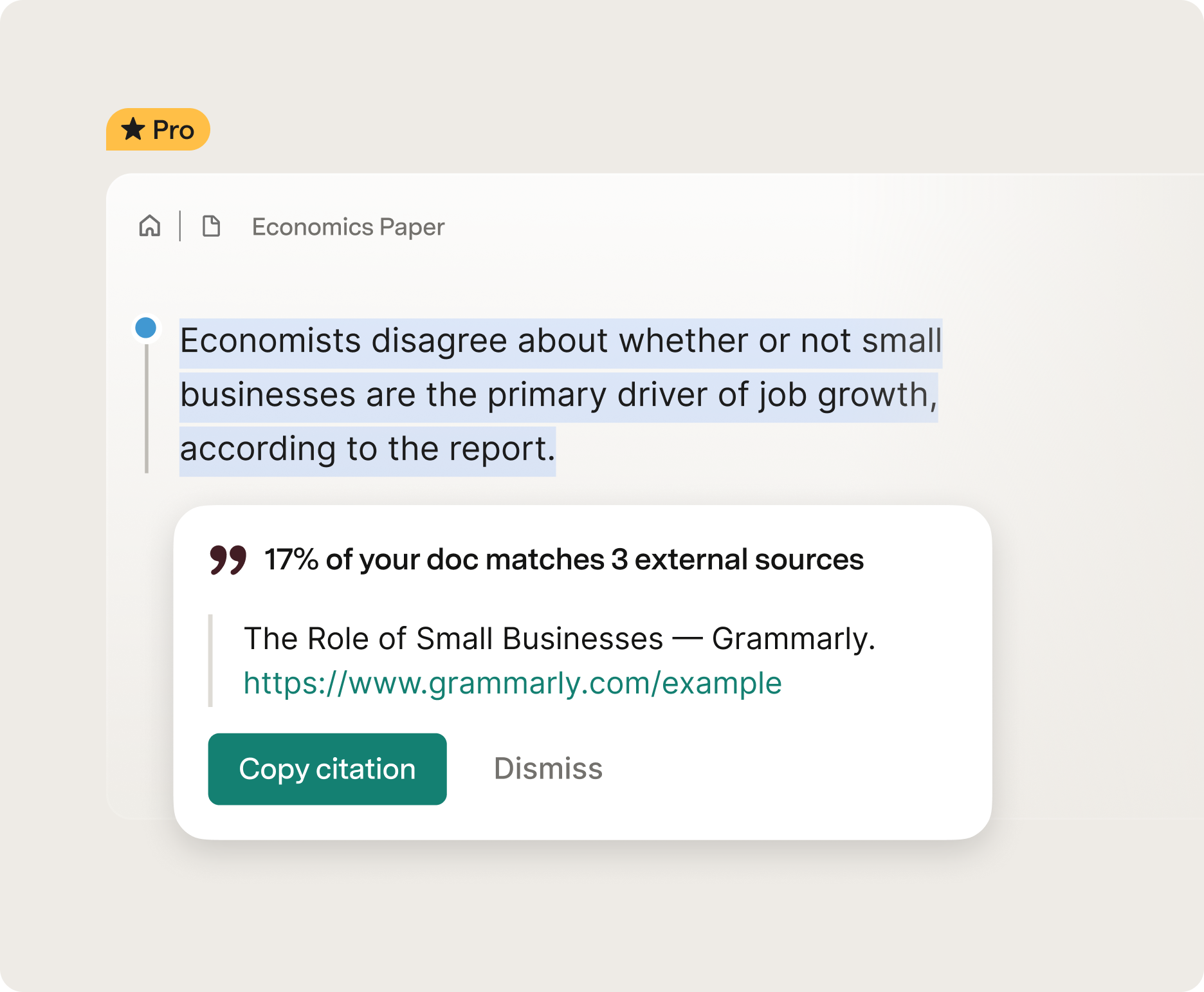 Plagiarism checker